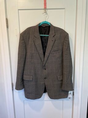 Jos. A. Bank Men's Houndstooth Sport Coat - Silk & Wool Blend
